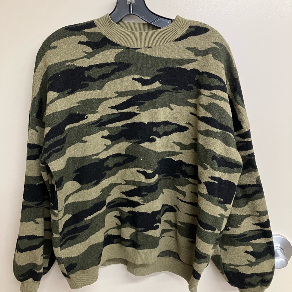 Camo sweater